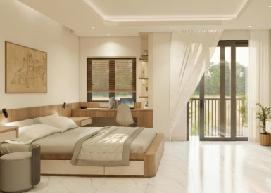 Thi công nội thất phòng ngủ hiện đại tối giản đẹp sang trọng