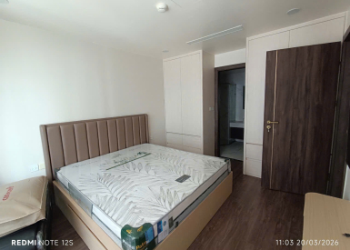 Thi công nội thất phòng ngủ chung cư hiện đại đẹp tối ưu không gian